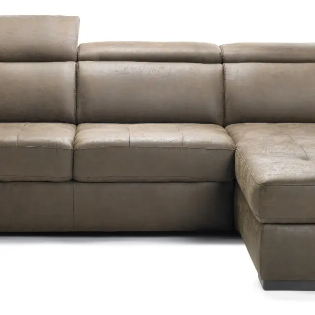 Divano Primo con penisola contenitore - Chaise Longue