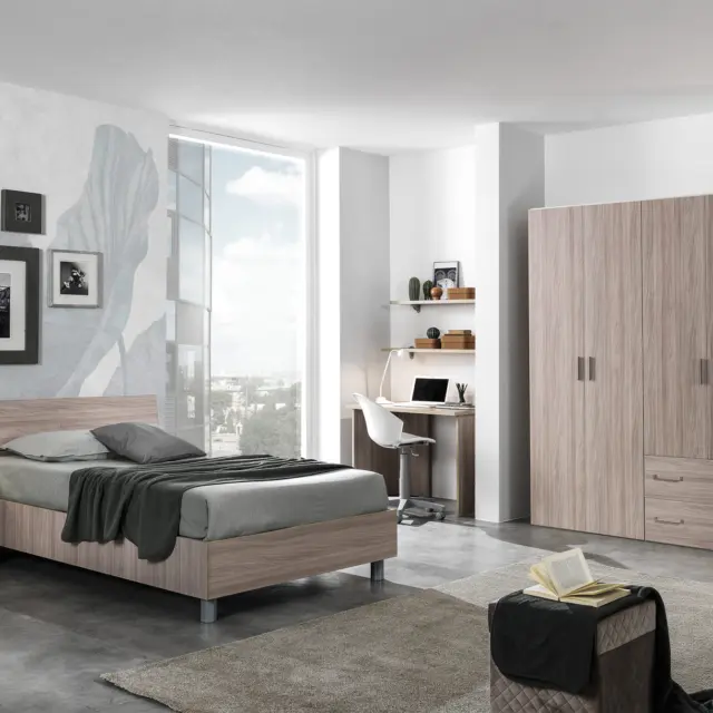 Cameretta Easy - Letto una piazza e mezzo