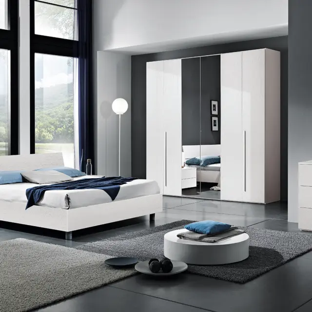 Camera da Letto Easy 100 Bianco Frassinato