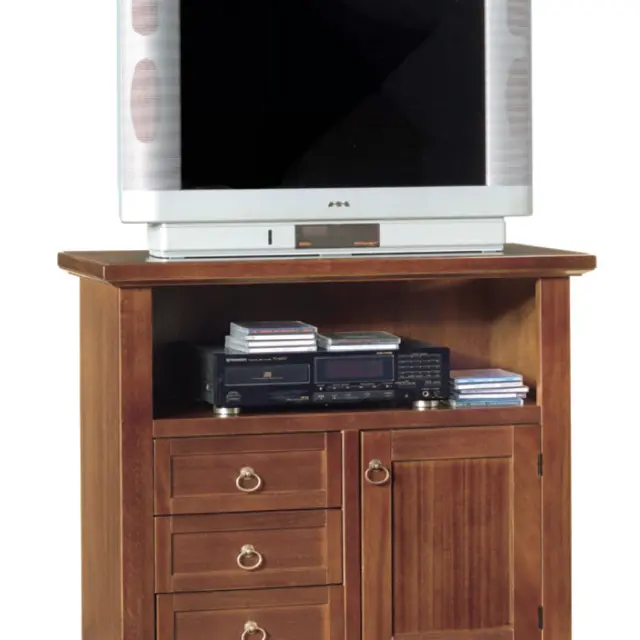 Art. 46/F Mobile TV - 1 ripiano - 3 cassetti - 1 anta