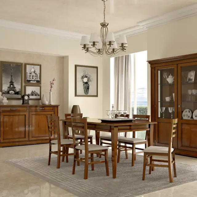 Sala da Pranzo Gardenia con 4 sedie