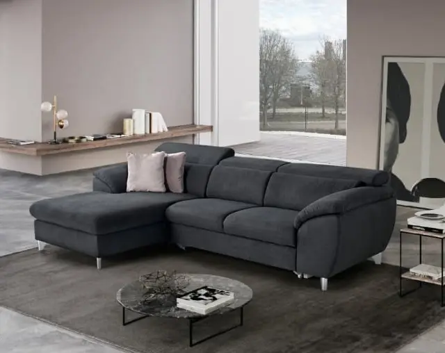 Divano letto con Chaise Longue Victra
