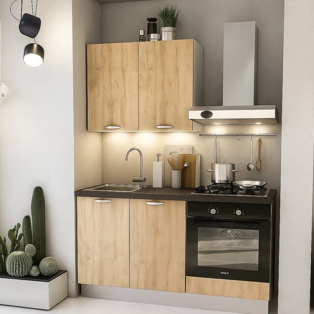 Cucina Mono 150cm Anta Mira