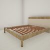 Letto Alba con giroletto Giglio