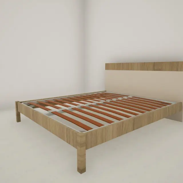 Letto Alba con giroletto Giglio