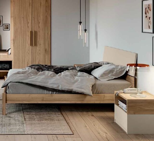 Letto Metiz con giroletto Giglio