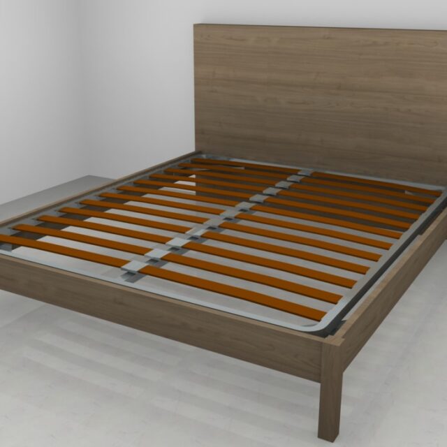 Letto Tab con giroletto Giglio
