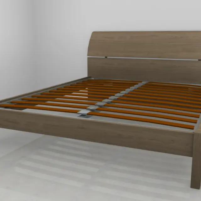 Letto Vulcano con giroletto Giglio