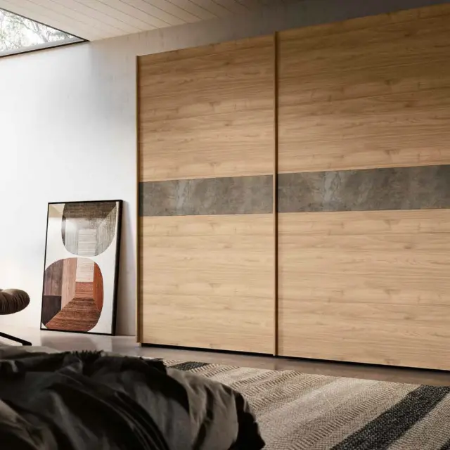 Armadio scorrevole Folk 2 Ante RQM027